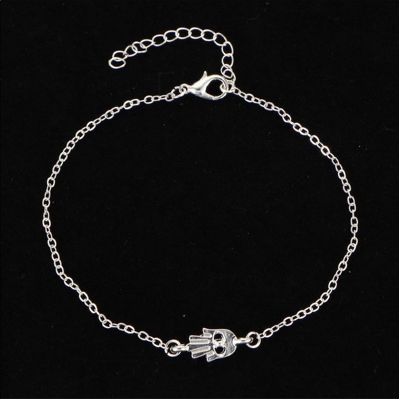 Jewelry - Silver palm anklet